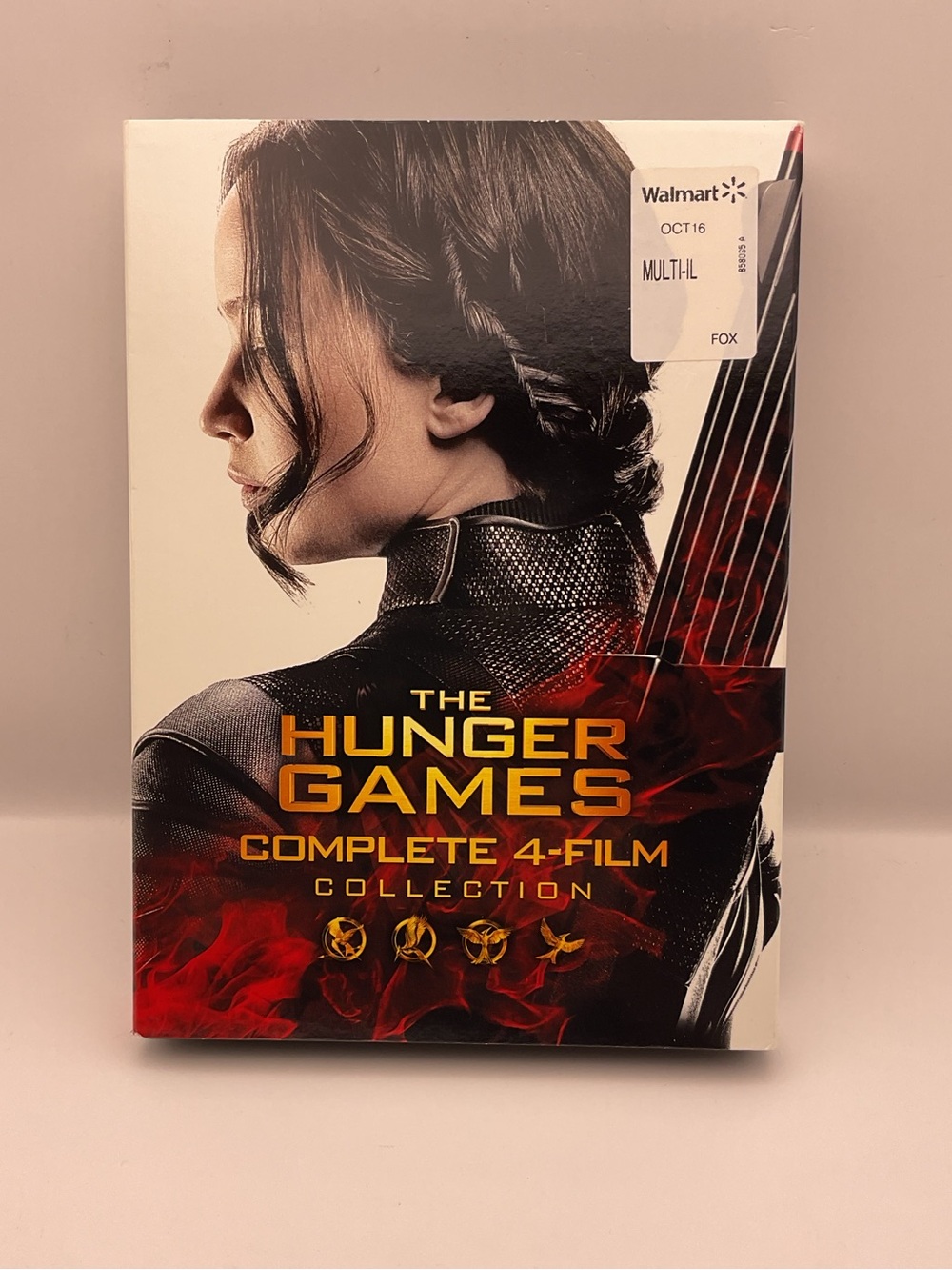 (4x DVD Bundle) Hunger Games, Catching Fire, Mockingjay Part 1 & 2 Lawrence